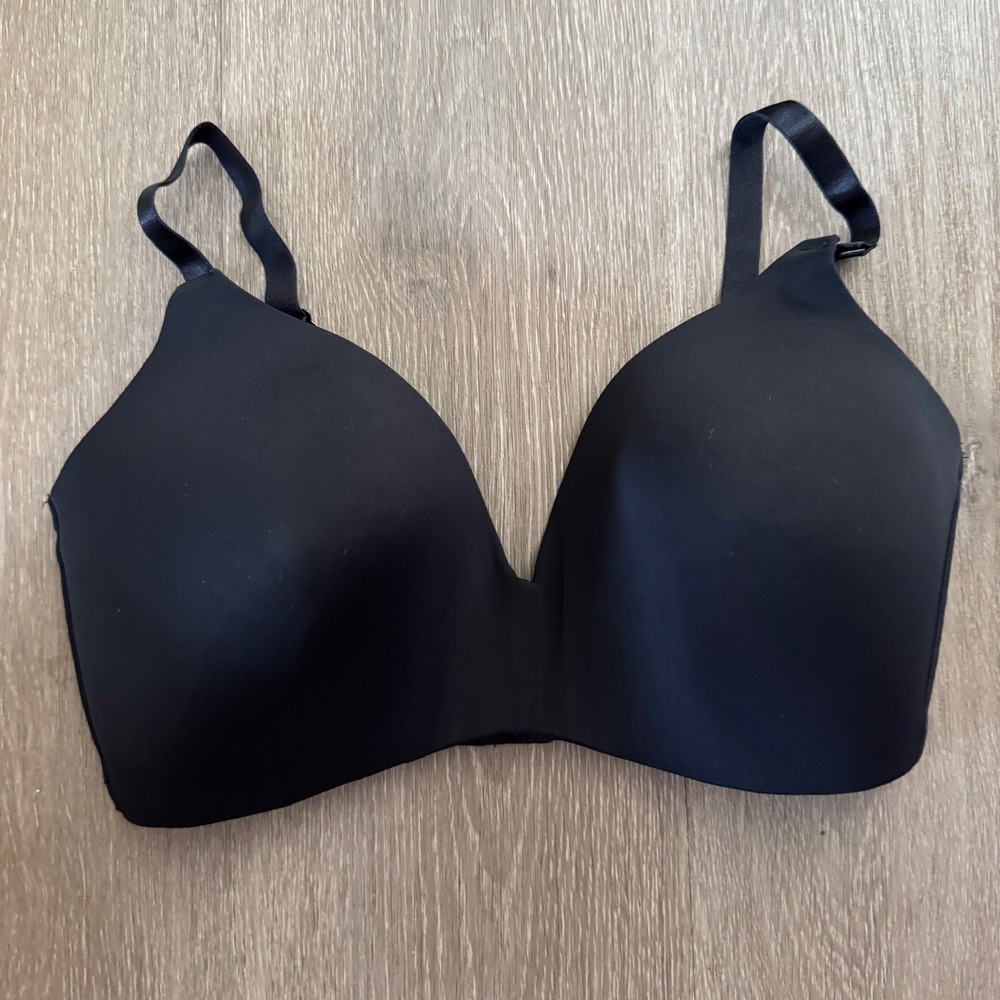 Motherhood Intimates Nursing Bra Womens 36E Black Wireless Padded Maternity